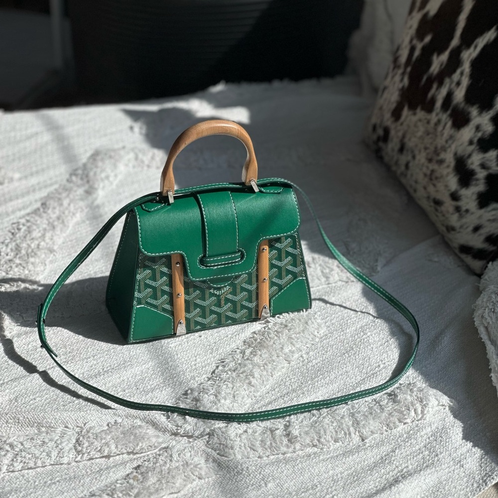 RARE Goyard Saigon in Green 💚🎄🍀🐸🥦